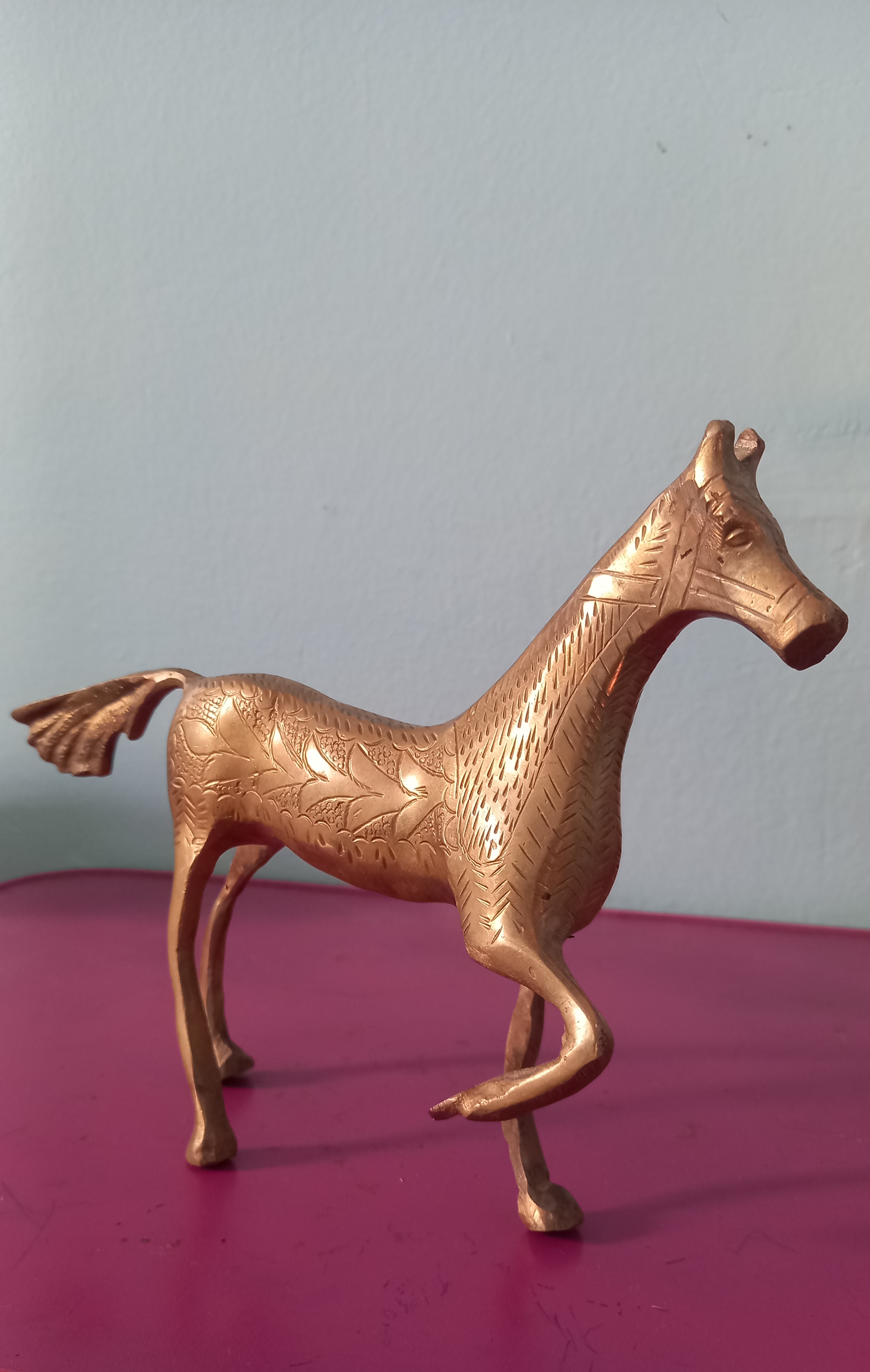 heval en Cuivre Rouge Fait Main-Pièce de Collection Antique 🌟🐎 الحصان الجميل من النحاس الأحمر 🏆