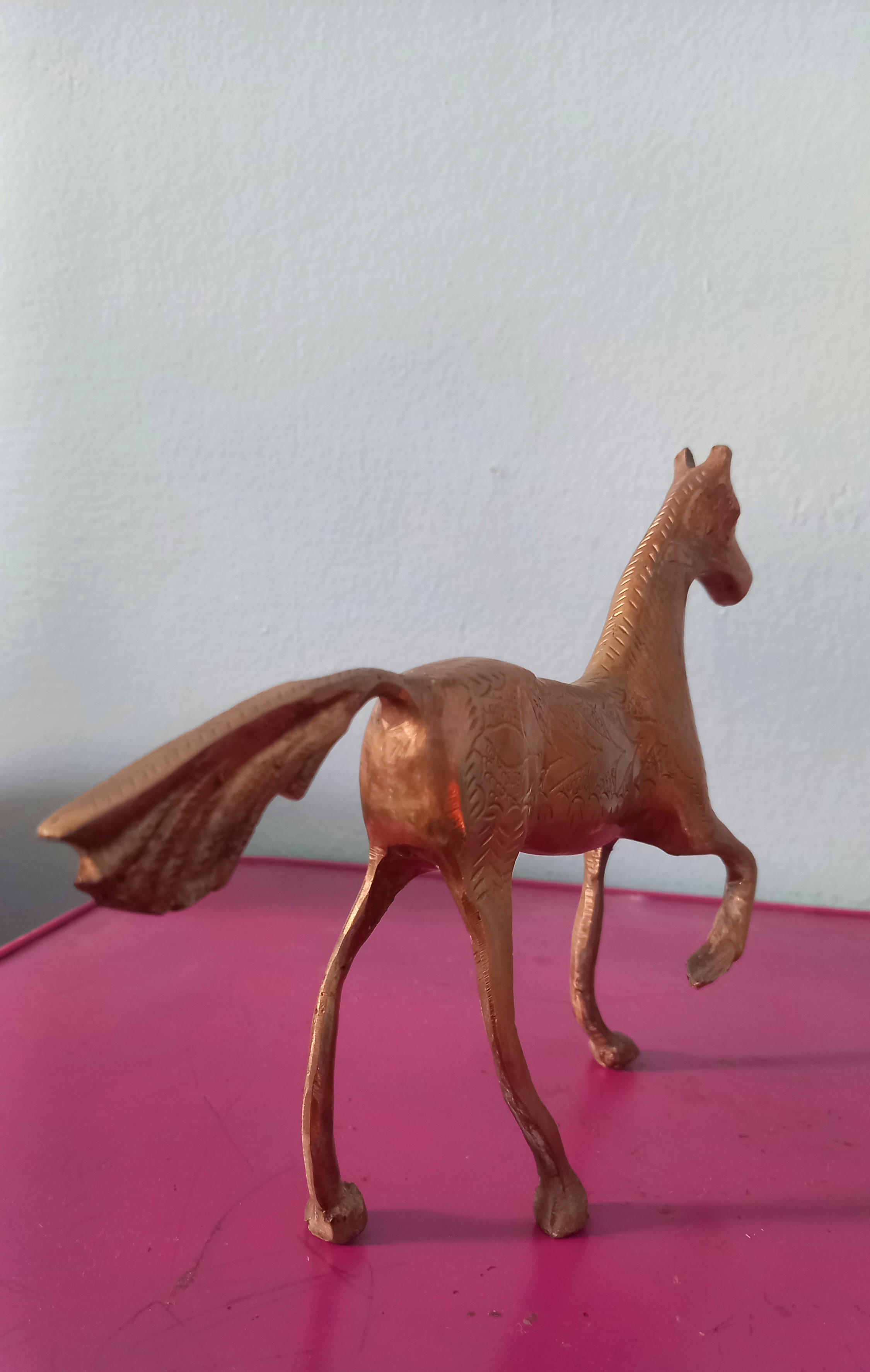 heval en Cuivre Rouge Fait Main-Pièce de Collection Antique 🌟🐎 الحصان الجميل من النحاس الأحمر 🏆