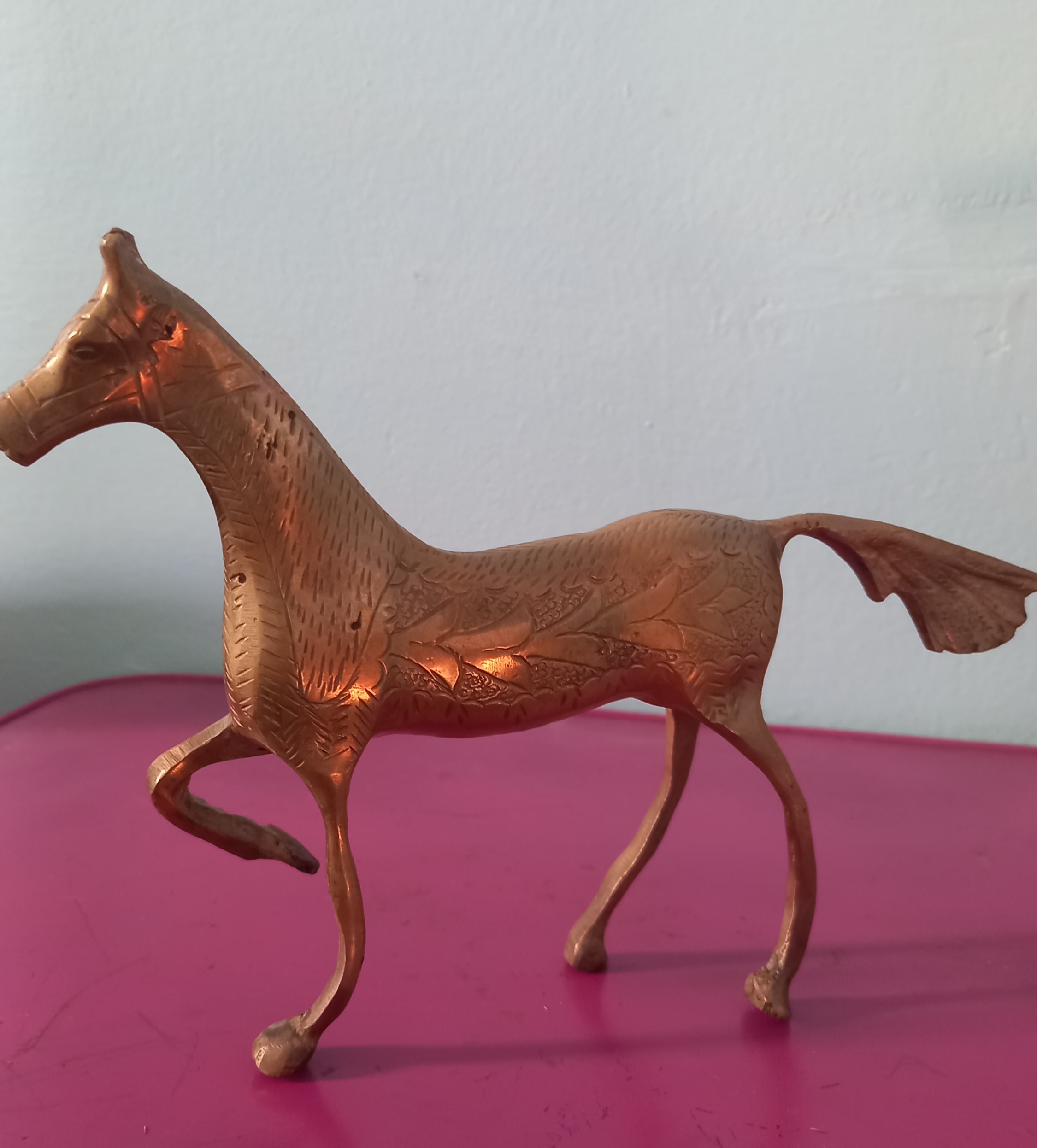 heval en Cuivre Rouge Fait Main-Pièce de Collection Antique 🌟🐎 الحصان الجميل من النحاس الأحمر 🏆