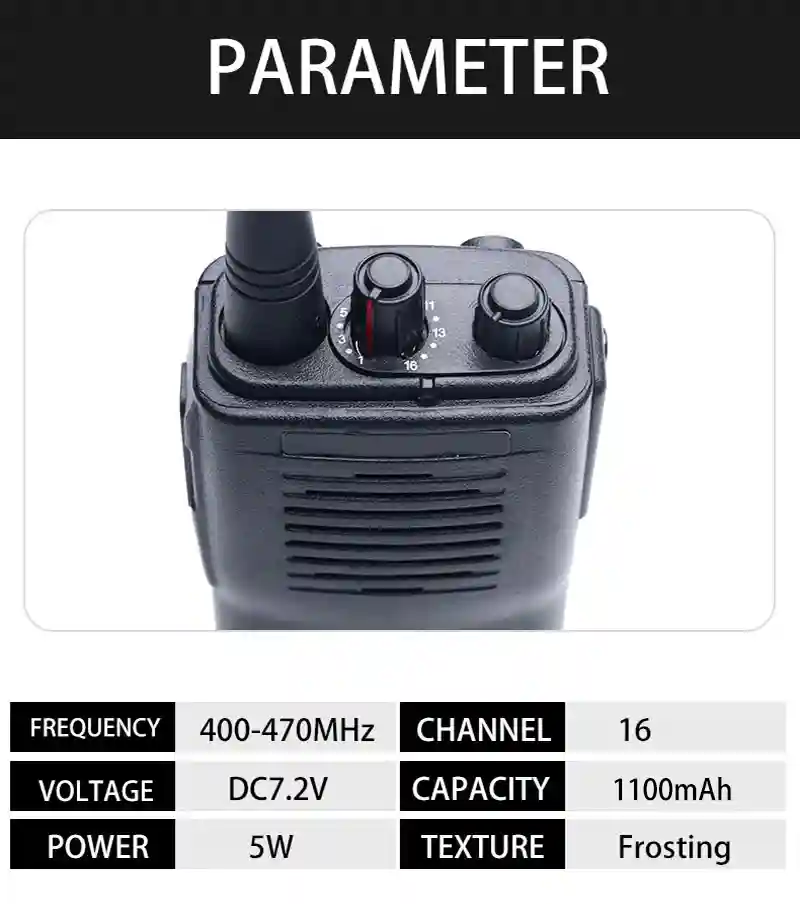 جهاز لاسلكي كينوود Kenwood TK-3107 يغطي مسافة 5 كيلومتر