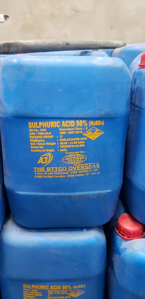 حمض الكبريتيك سعودي هندي