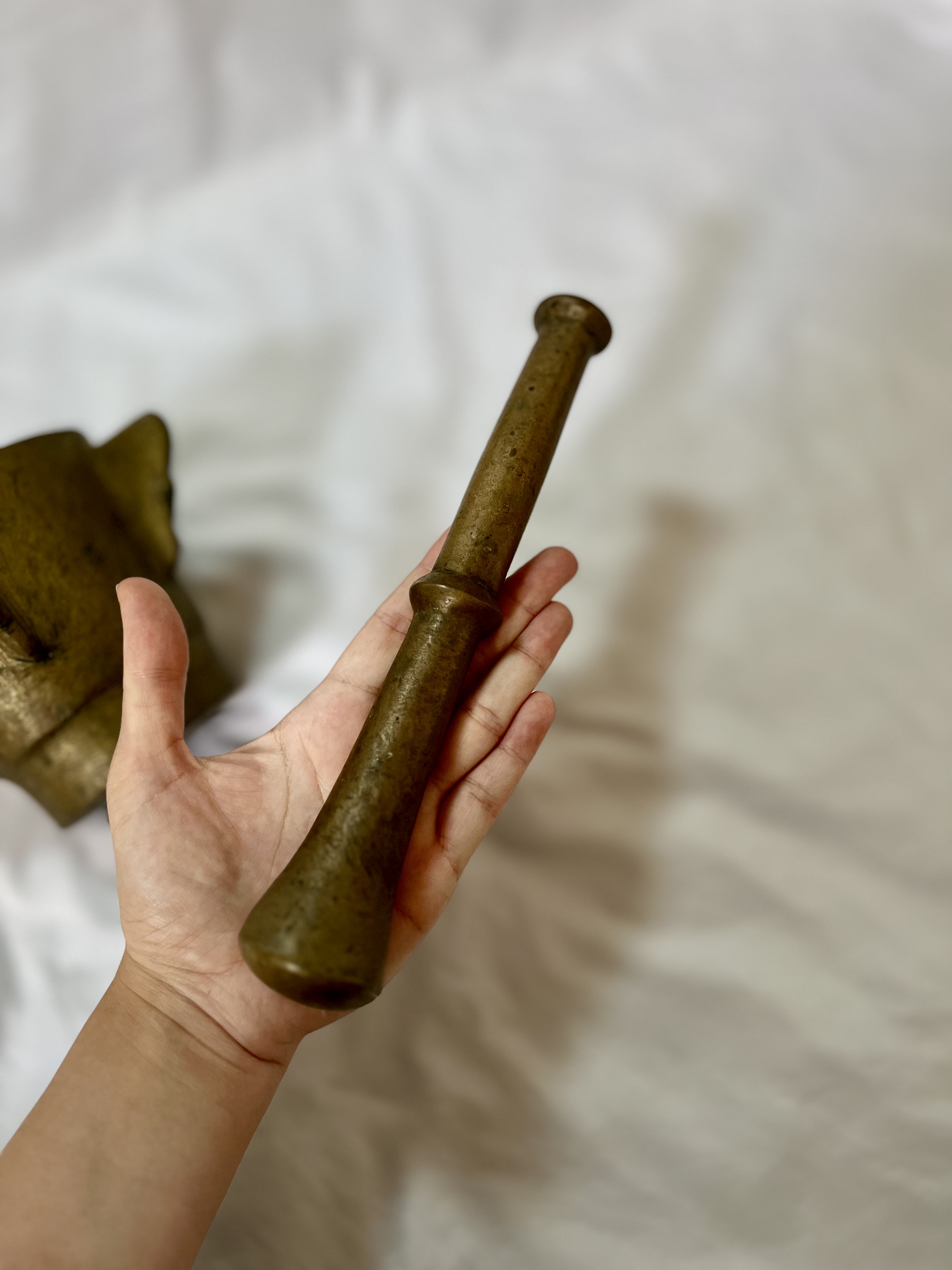 مهراز نحاس مغربي عتيق – عمره 150 سنة – قطعة نادرة