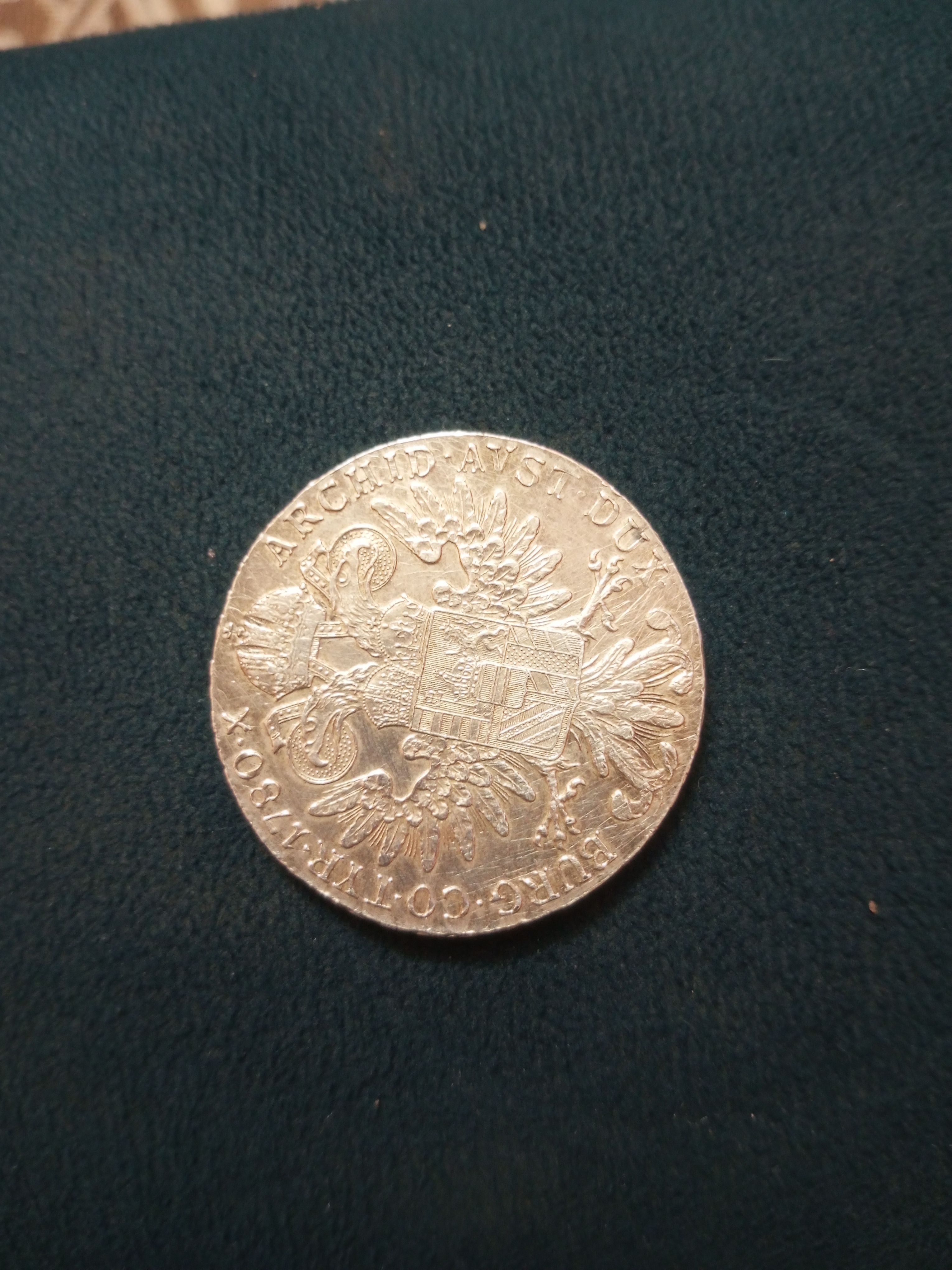 عملة "تالر ماريا تريزا 1780
