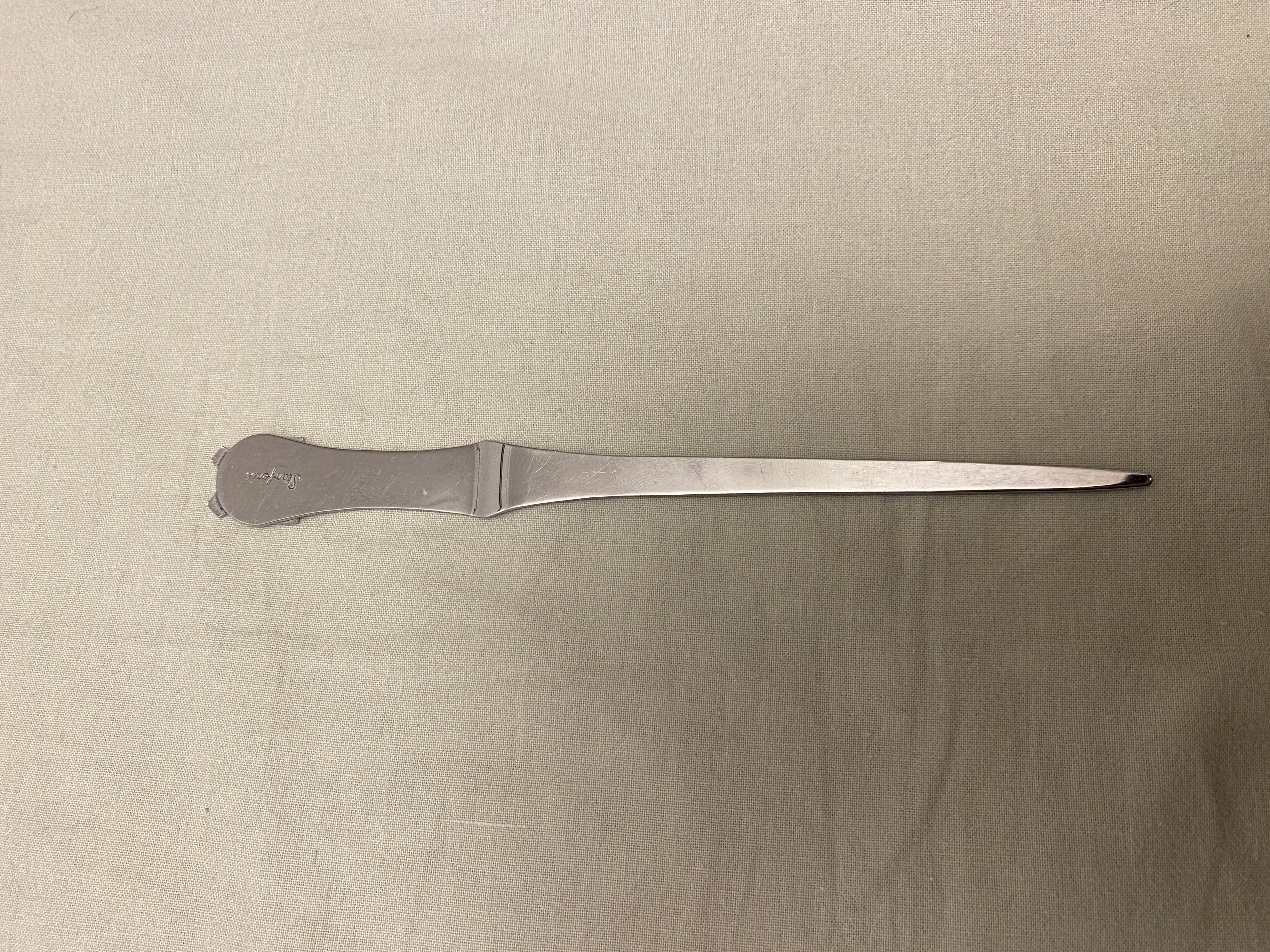a vintage 157 year old letter opener