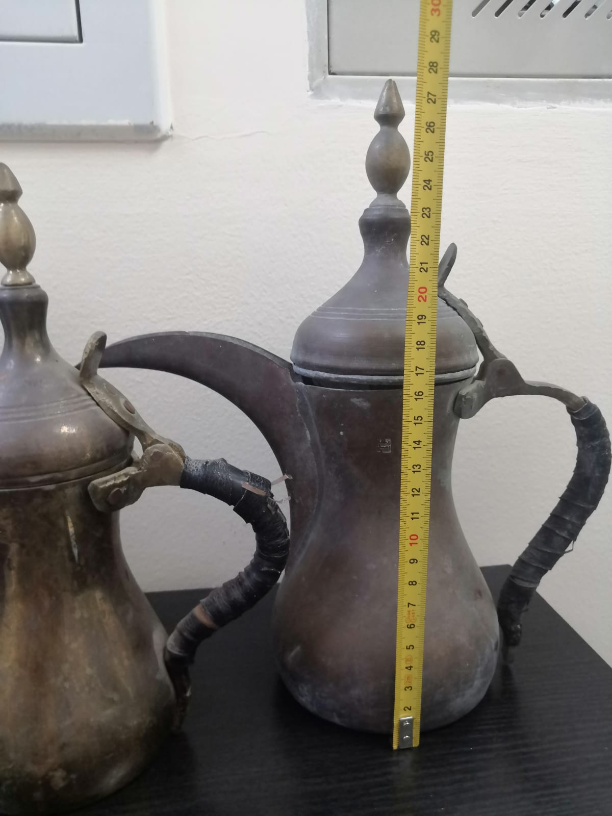 ثلاث دلات رسلان قديمة نحاس صناعة سورية