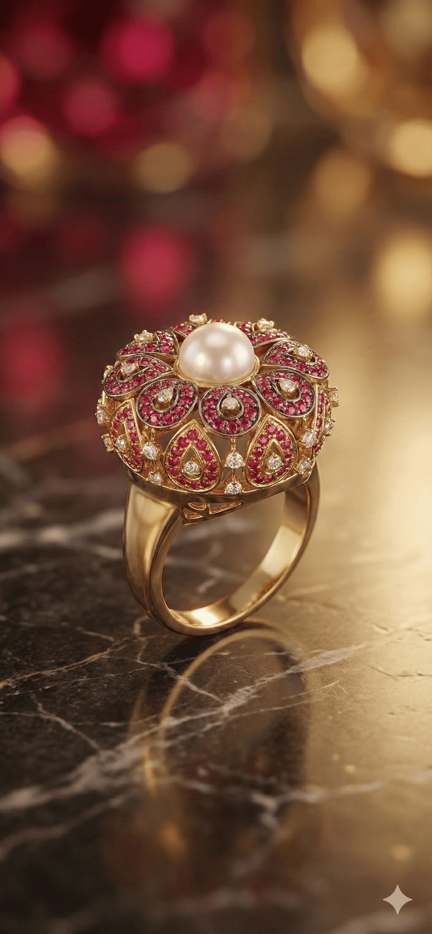 خاتم على شكل تاج ملكي "ماركة كينج"