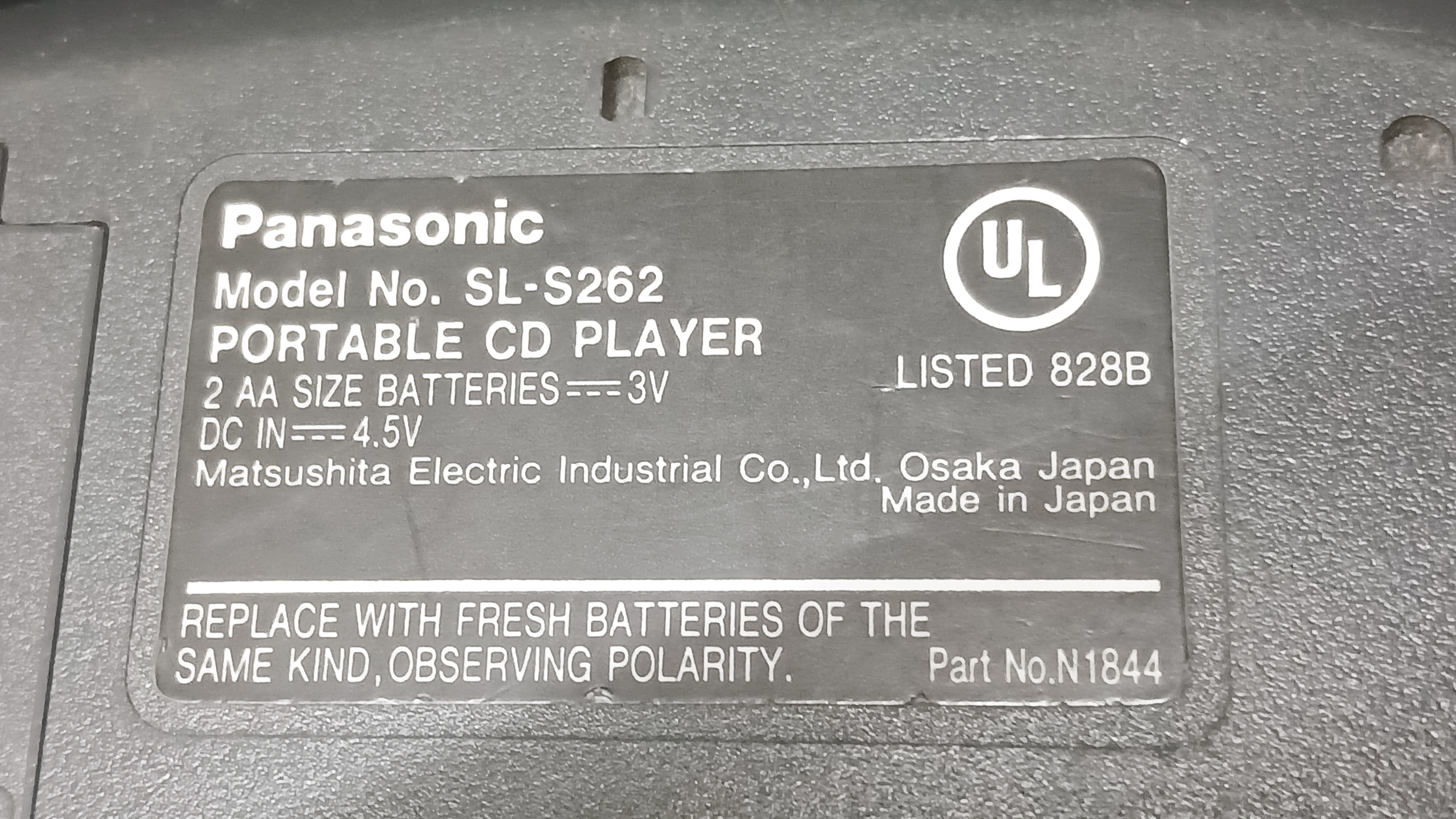 Portable cd player original