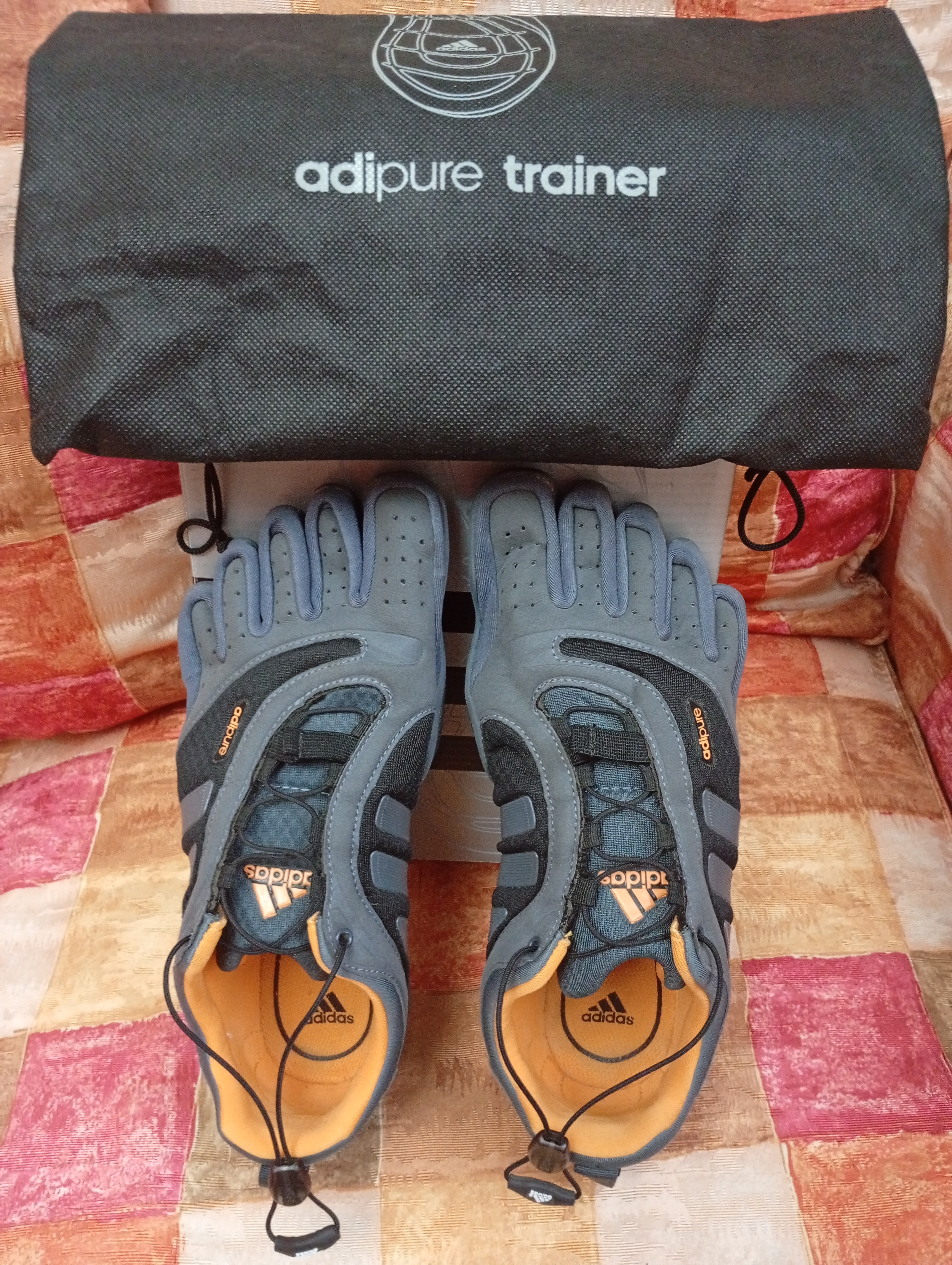 اديداس اديبور اورثولايت اوريجينال Adidas Adipure Gray Orange