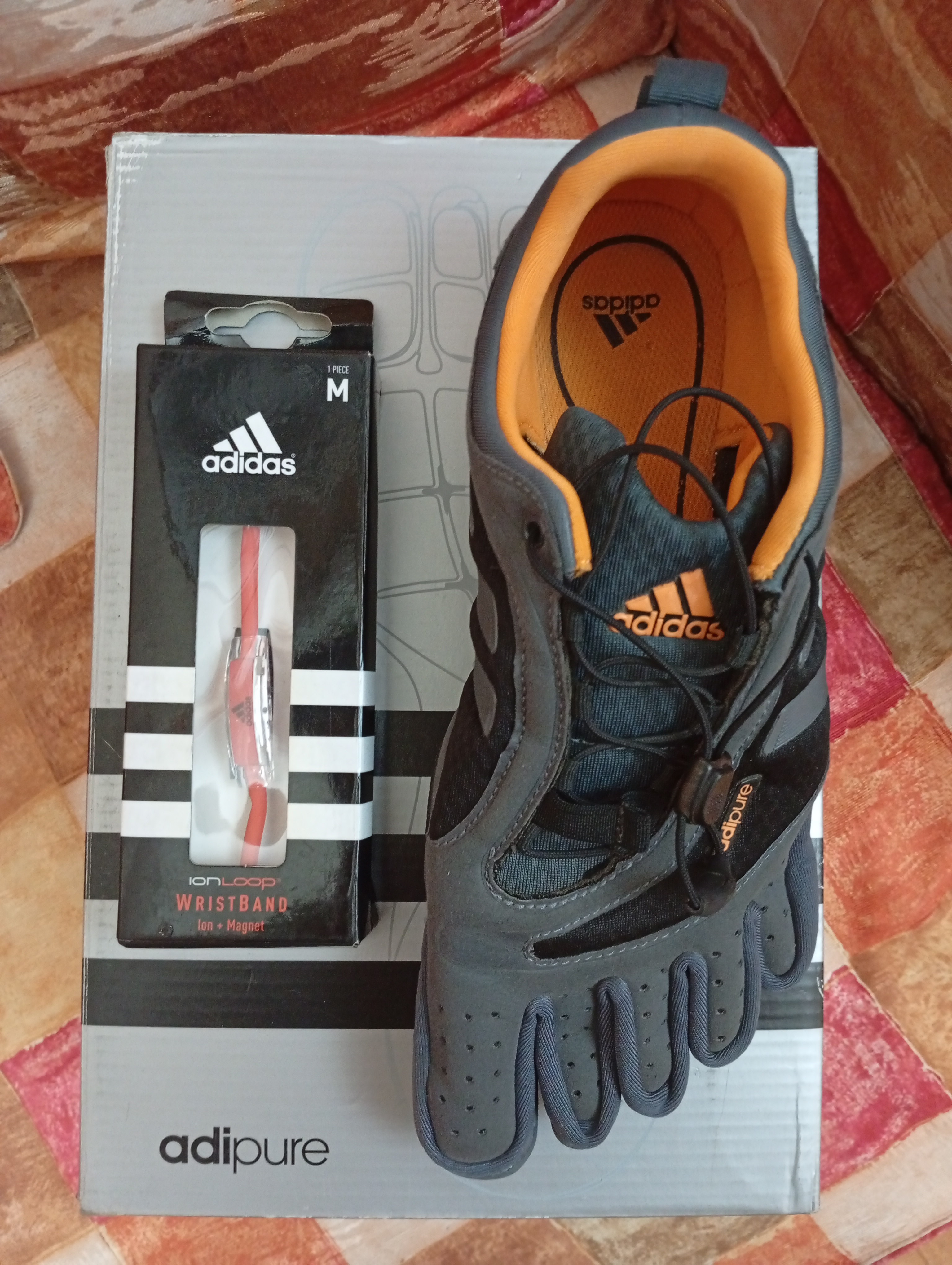 اديداس اديبور اورثولايت اوريجينال Adidas Adipure Gray Orange