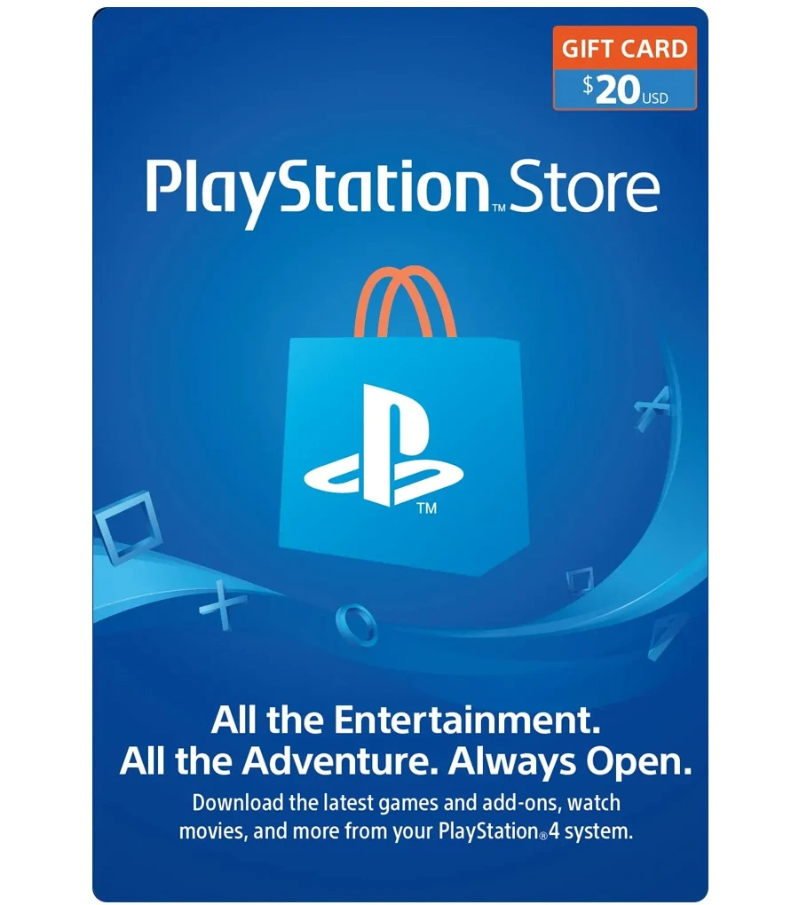 10بطاقة هدايا سوني الأمريكية (PlayStation Store US100$)