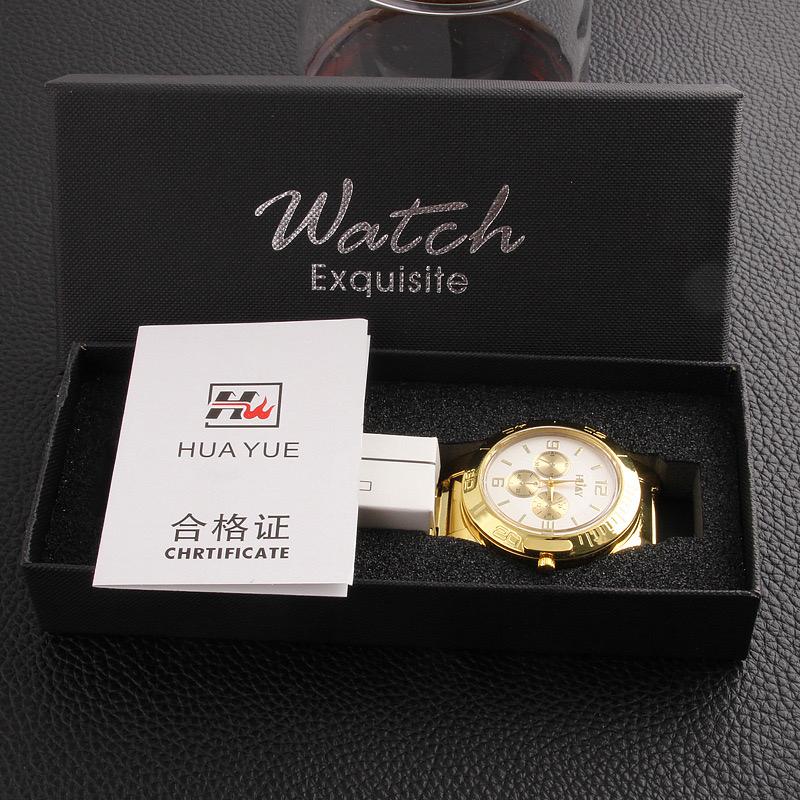 ساعة الولاعة الذهبية