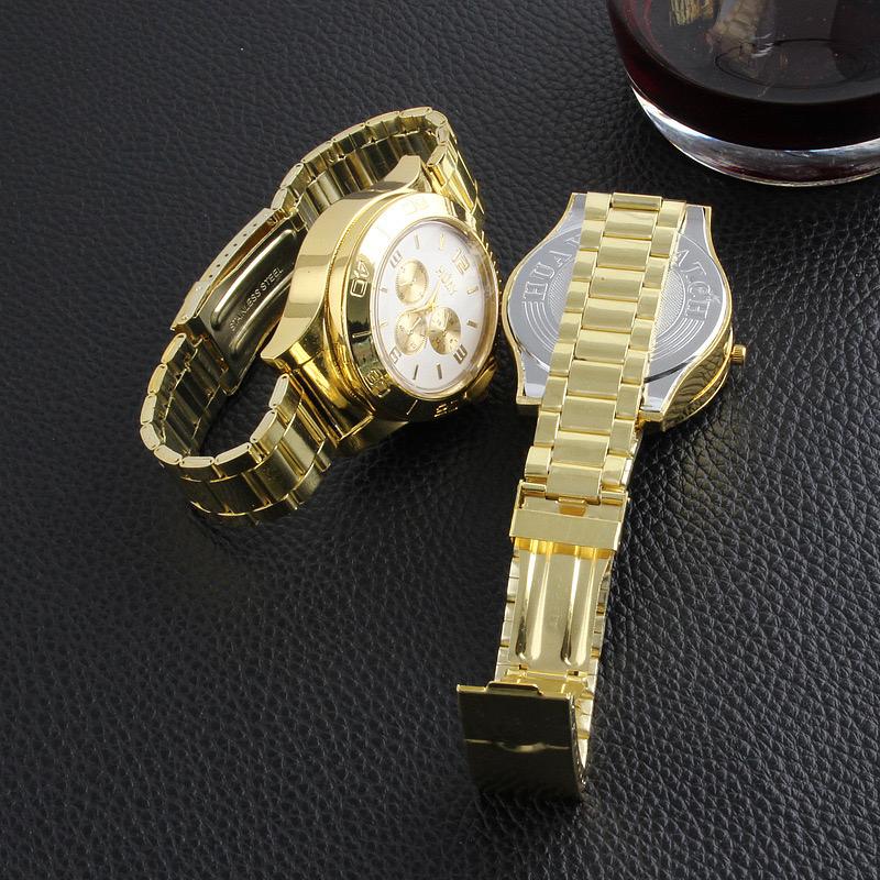 ساعة الولاعة الذهبية