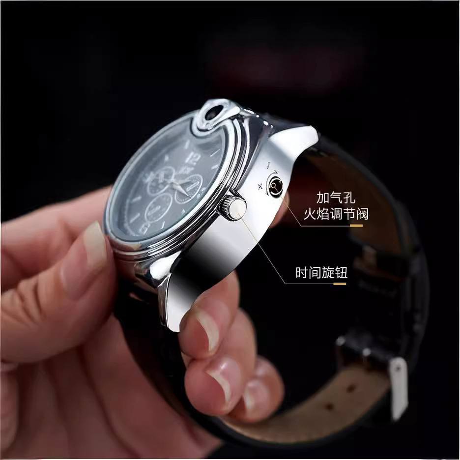 ولاعة غاز على شكل ساعة يد