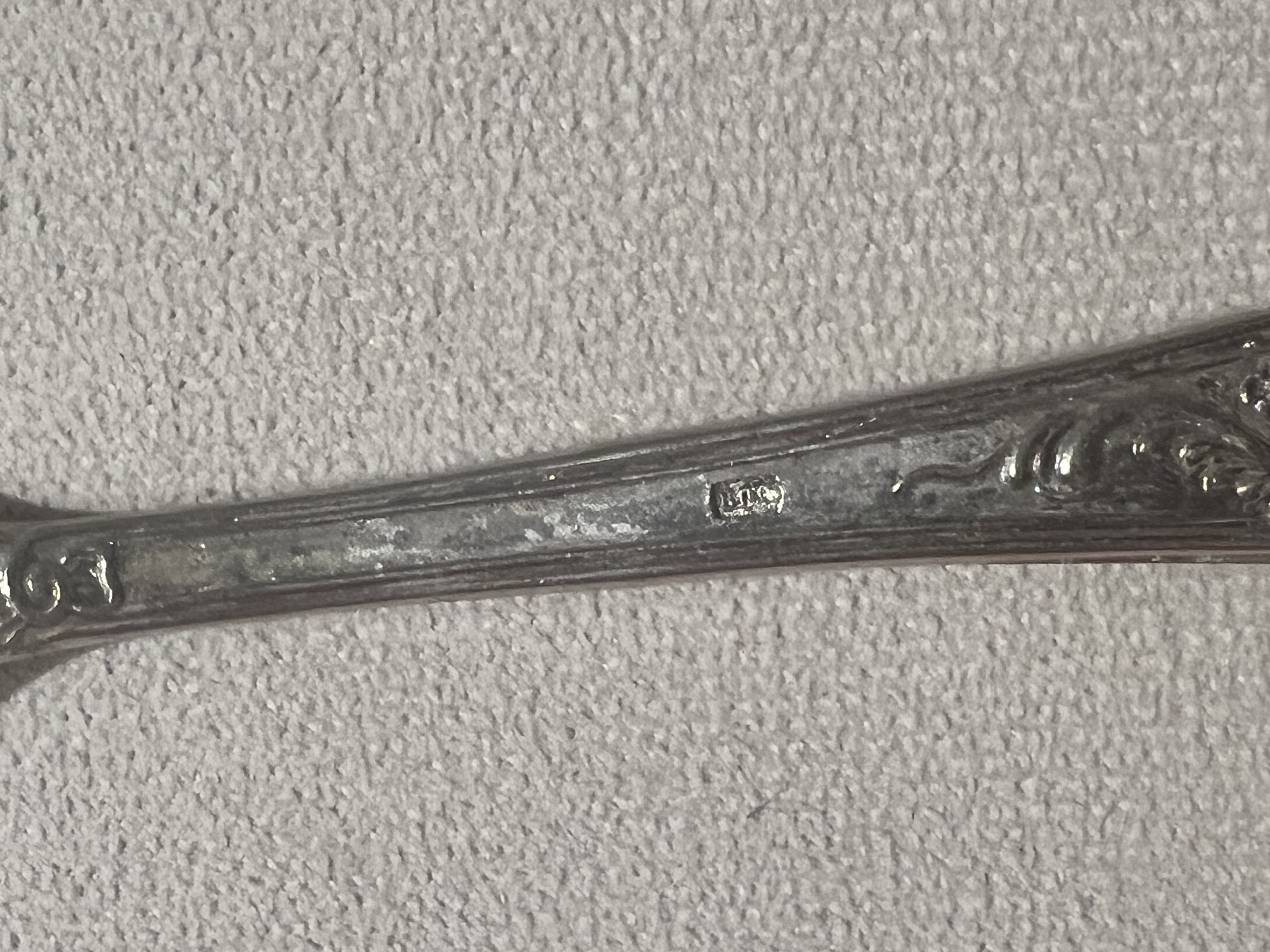 طقم معالق فضه ايطالي اصلي انتيك