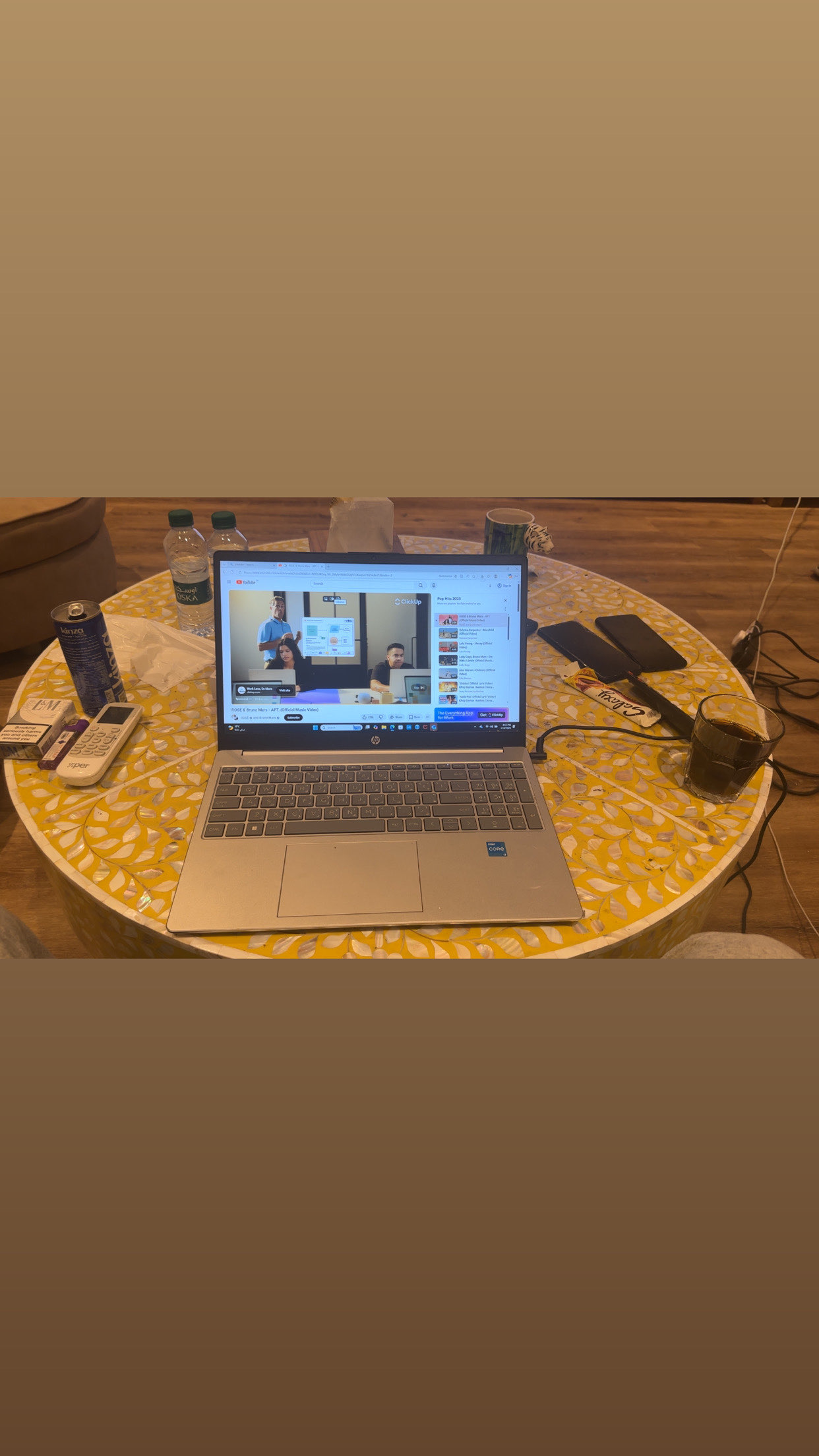 لاب توب اتش بي  HP Laptop 15-fd0014nx 15.6 FHD Intel Core i3