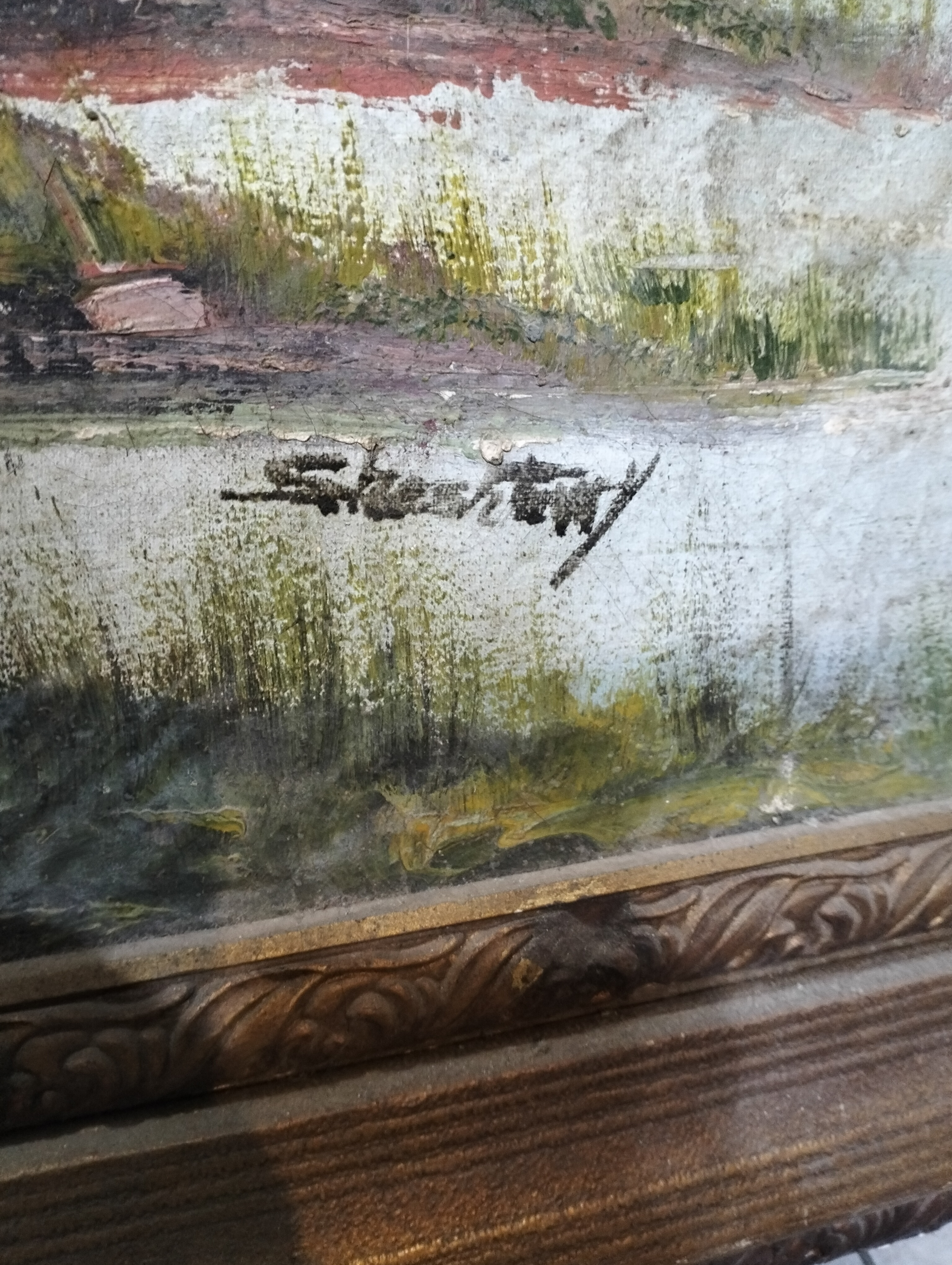 لوحات فنيه زيت قديمه