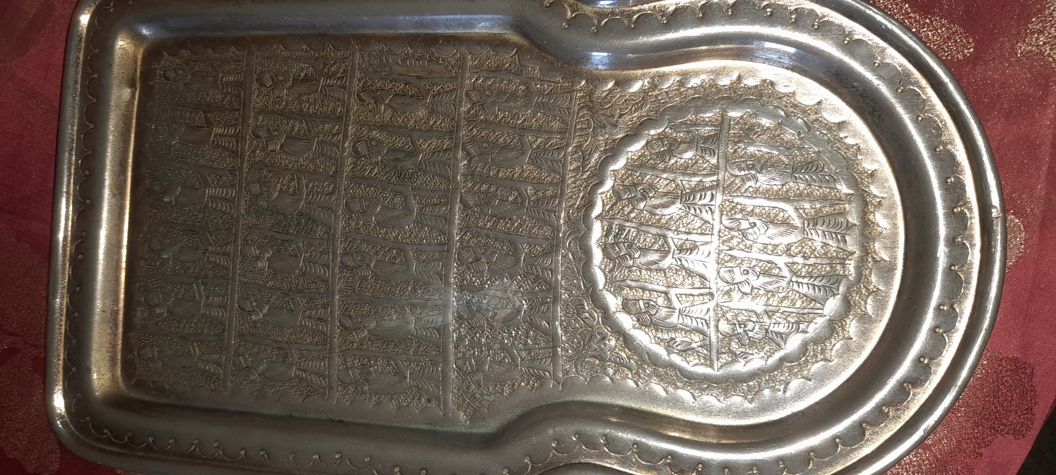 صينية نحاس احمر