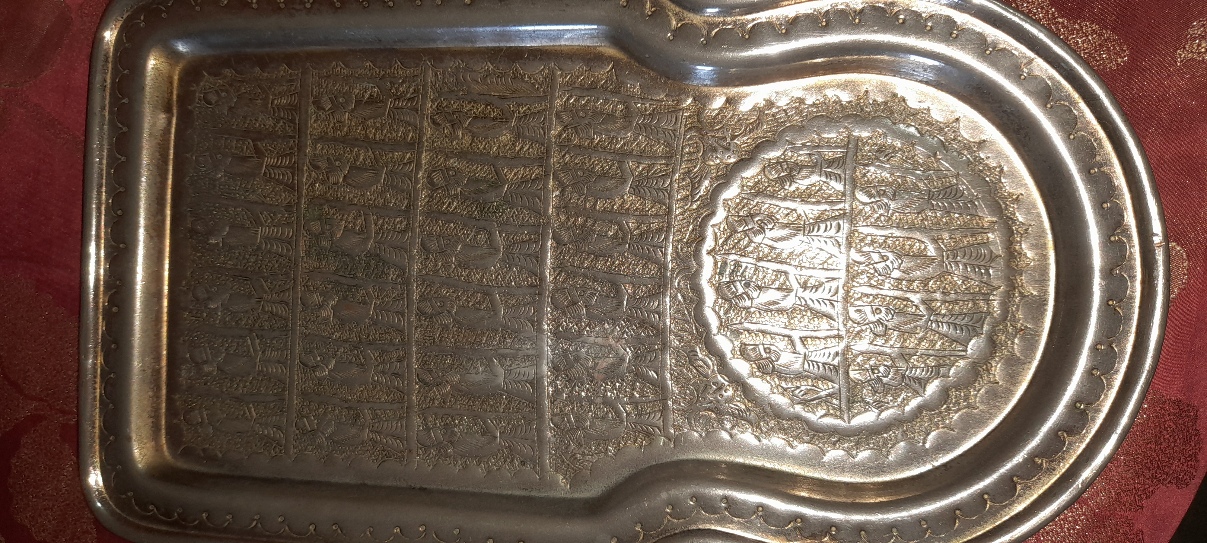 صينية نحاس احمر