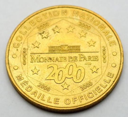 Médaille Officielle Collection Nationale Monnaie de Paris 2000 - bateaux parisiens
