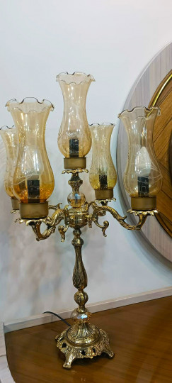 طقم شمعدان نحاس
