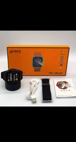 ساعة ذكية W&O X9 Ultra 2 – شاشة AMOLED – حالة ممتازة