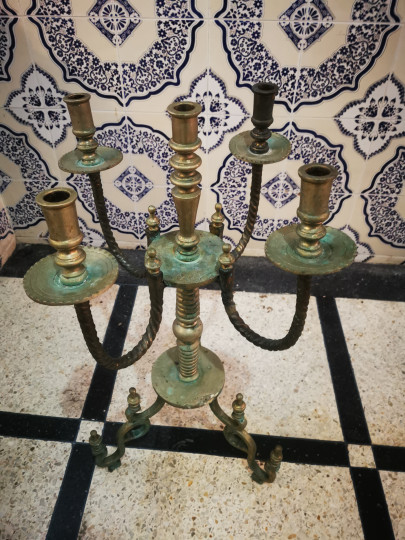 Chandelier 250 ans bronz