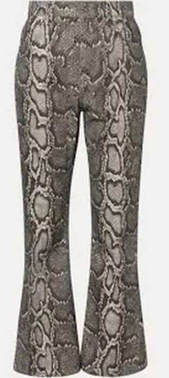 بنطلون جلد ثعبان فاخر