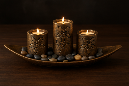 ✨ مزاد حامل الشموع الملكي – تحفة ديكور من الطبقة الراقية