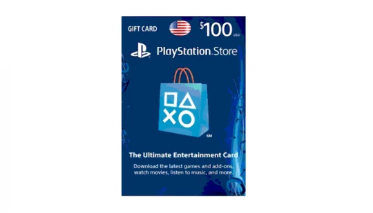 10بطاقة هدايا سوني الأمريكية (PlayStation Store US100$)