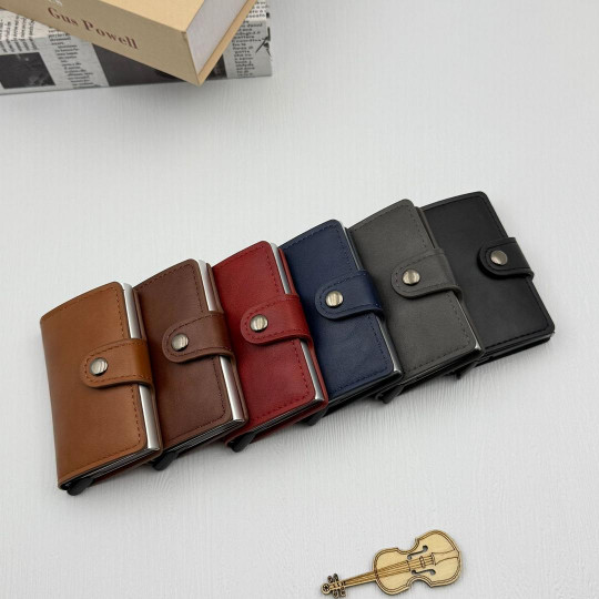 محفظة نقود و بطائق أوتوماتيكية للرجال