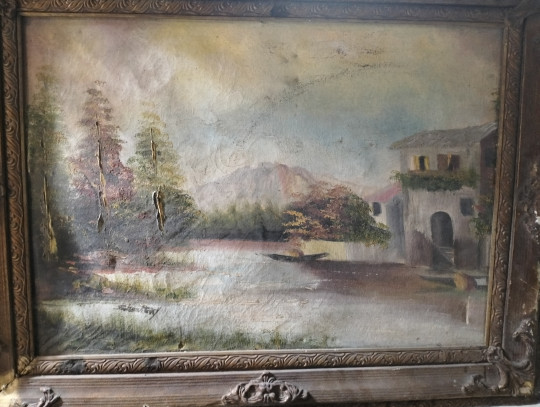 لوحات فنيه زيت قديمه