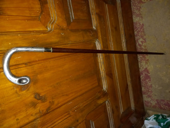 عصى فضة وأبانوس انتيك