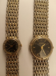 للبيع طقم ساعتين يد واحدة رجالي والثانية نسائي