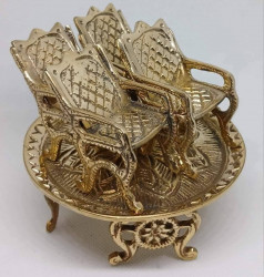 طقم كراسى نحاس انتيكه قديم