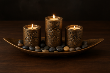 ✨ مزاد حامل الشموع الملكي – تحفة ديكور من الطبقة الراقية